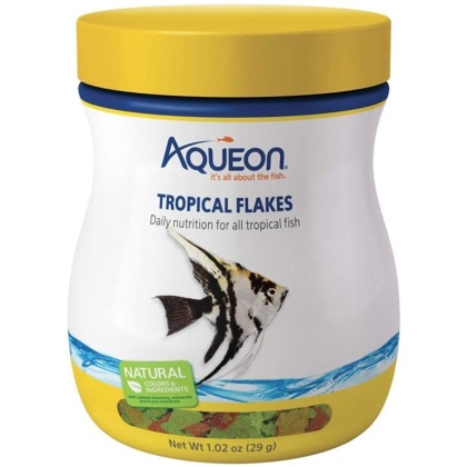 Aqueon Tropical Flakes Fish Food - 1.02 oz