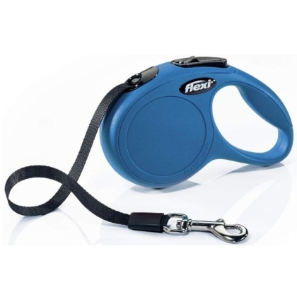 Flexi Classic Blue Retractable Dog Leash - X-Small 10\' Long