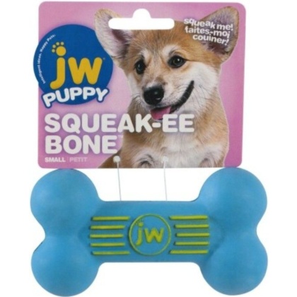 JW Pet Squeak-ee Bone Puppy Toy - Small - 1 count