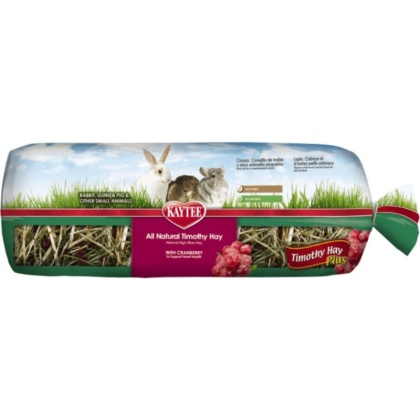 Kaytee Timothy Hay Plus Cranberries - Small Animals - 24 oz