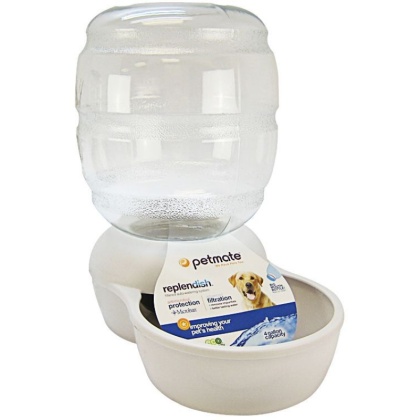 Petmate Replendish Waterer - Pearl Silver Gray - 4 Gallons