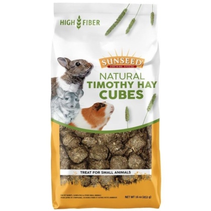 Sunseed Natural Timothy Hay Cubes - 16 oz