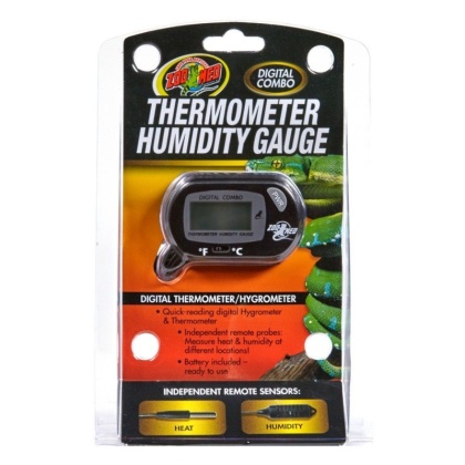 Zoo Med Digital Combo Thermometer Humidity Gauge - 1 Pack