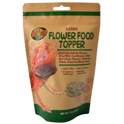 Zoo Med Lizard Flower Food Topper - 1.4 oz